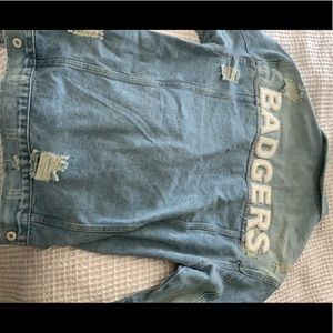 Judith March Badgers Jean Jacket